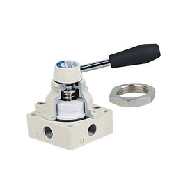 गुणवत्ता  4HV Manual Pneumatic Control Valves , NBR Seal / TC Seal Pneumatic Lever Valve With Nut कारखाना