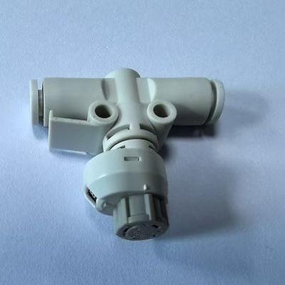 G1/4 पोर्ट साइज एयर ट्यूब कनेक्टर्स 100 PSI अधिकतम दबाव चिकनी और टिकाऊ वायवीय कनेक्शन के लिए